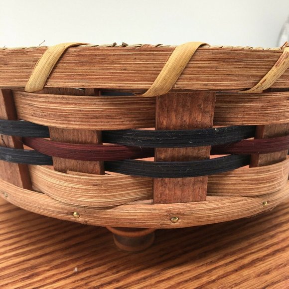 Amish Wicker Basket Handmade Dan Swartzentruber - Picture 4 of 7